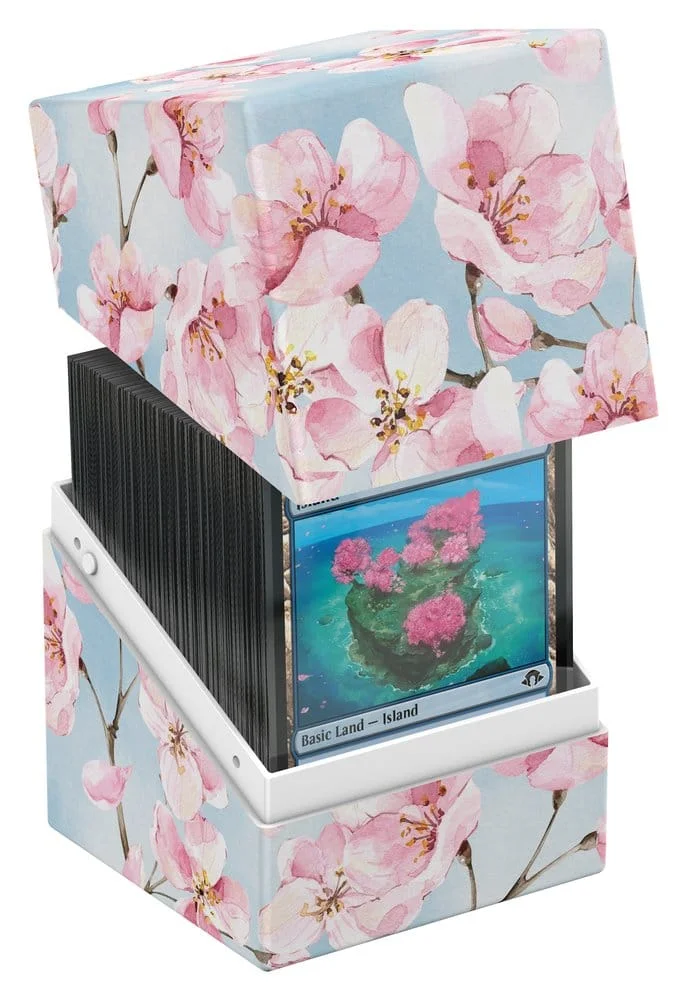 Ultimate Guard RTE Boulder 100+ Floral Places (76 x 75 x 98.5 mm) - Cherry Blossom